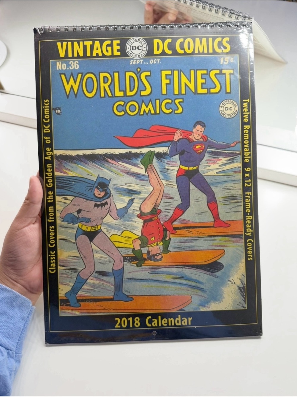 DC Comics Vintage World's Finest Comics 2018 Calendar